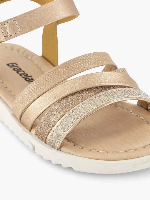 Gouden Sandaal Glitters