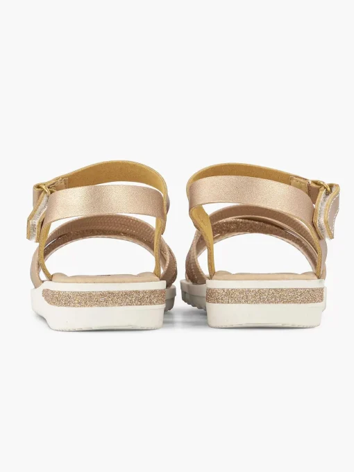 Gouden Sandaal Glitters
