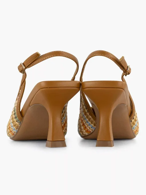 Lichtbruine Slingback