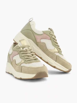 Lichtgroene Chunky Sneaker