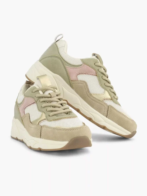 Lichtgroene Chunky Sneaker