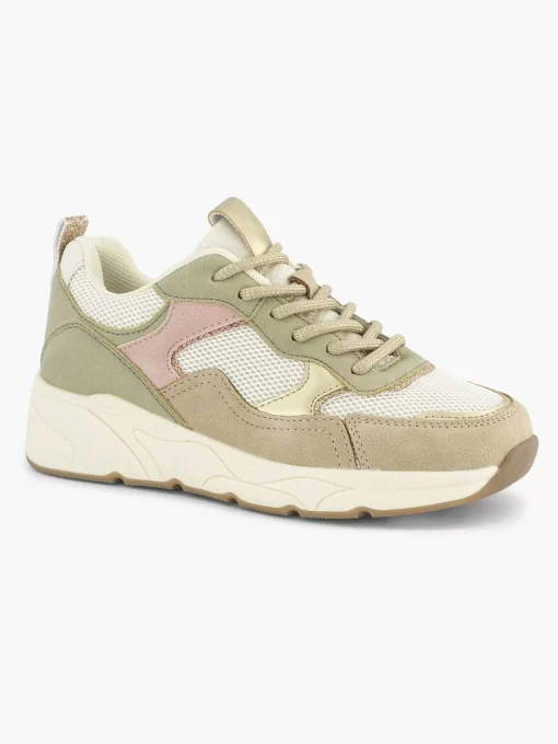 Lichtgroene Chunky Sneaker