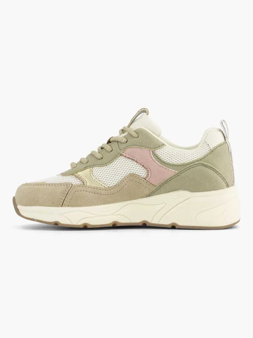 Lichtgroene Chunky Sneaker