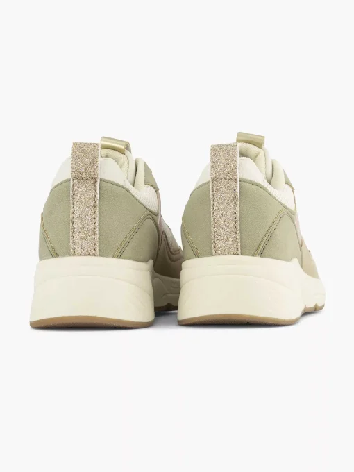 Lichtgroene Chunky Sneaker