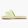 Lichtgroene Slipper Roesjes