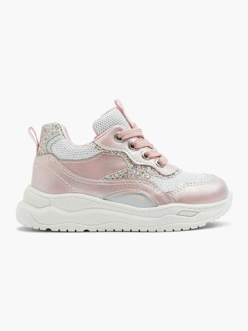 Lichtroze Sneaker Glitters