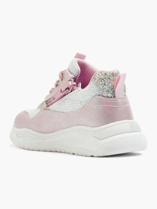 Lichtroze Sneaker Glitters