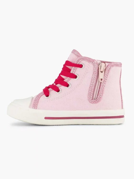 Roze Hoge Sneaker