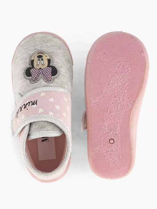 Roze Pantoffel Minnie Mouse