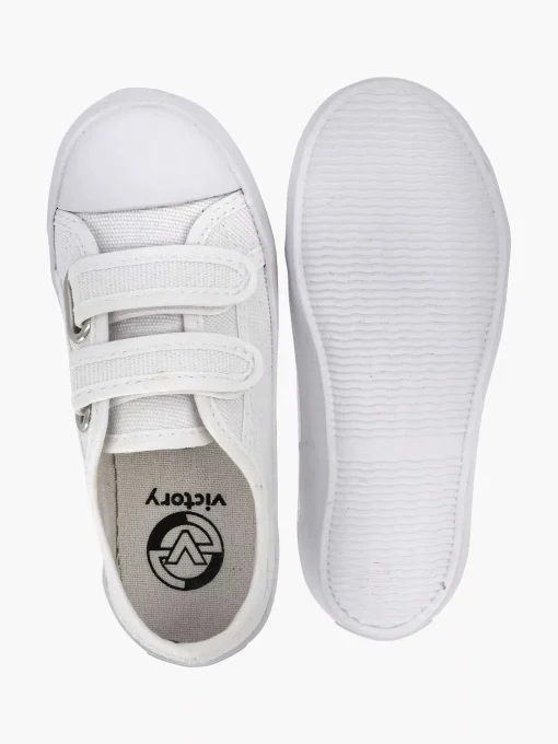 Witte Gymschoen Klittenband