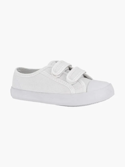 Witte Gymschoen Klittenband