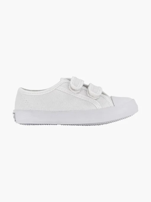Witte Gymschoen Klittenband
