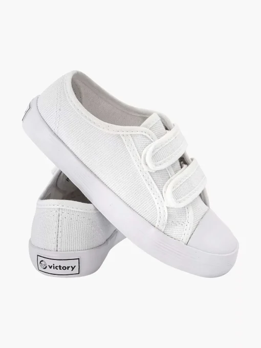 Witte Gymschoen Klittenband