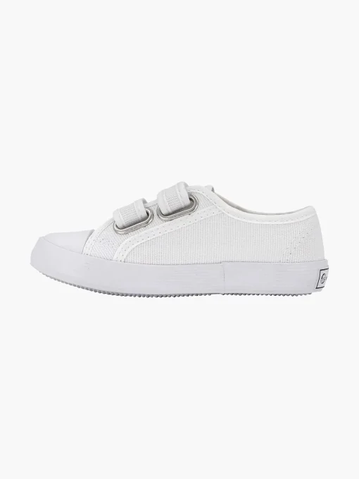 Witte Gymschoen Klittenband