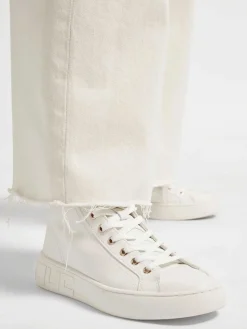 Witte Hoge Sneaker