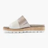 Witte Leren Comfort Slipper