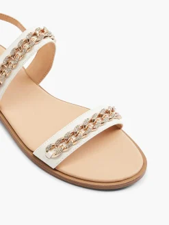 Witte Sandaal Sierketting