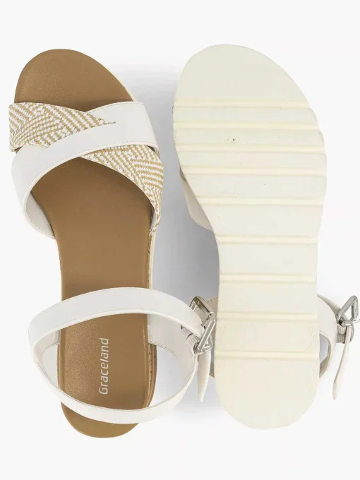 Witte Sandalette