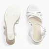 Witte Sandalette Sleehak
