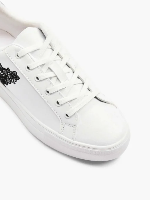Witte Sneaker Bloemen