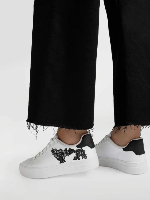 Witte Sneaker Bloemen