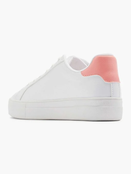 Witte Sneaker Roze Bloemen