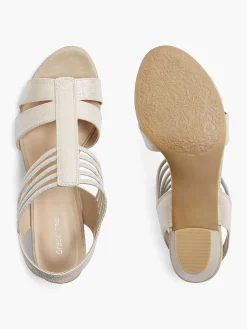 Zilveren Sandalette