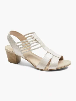 Zilveren Sandalette