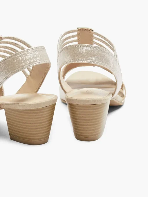 Zilveren Sandalette