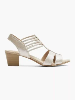 Zilveren Sandalette