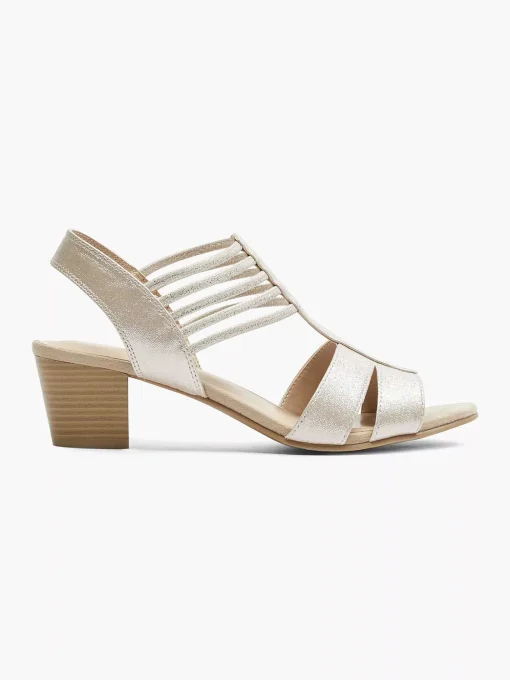 Zilveren Sandalette