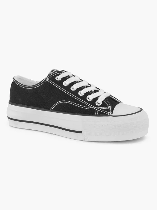 Zwarte Canvas Sneaker