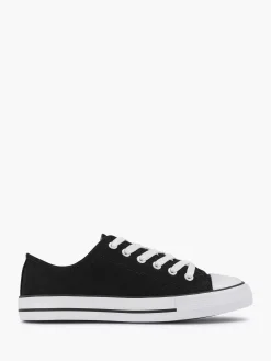 Zwarte Canvas Sneaker