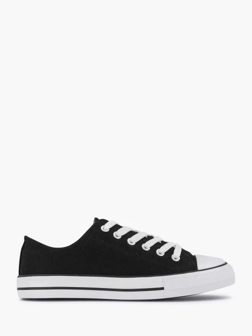 Zwarte Canvas Sneaker