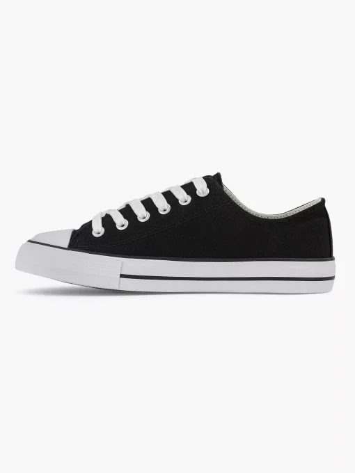 Zwarte Canvas Sneaker