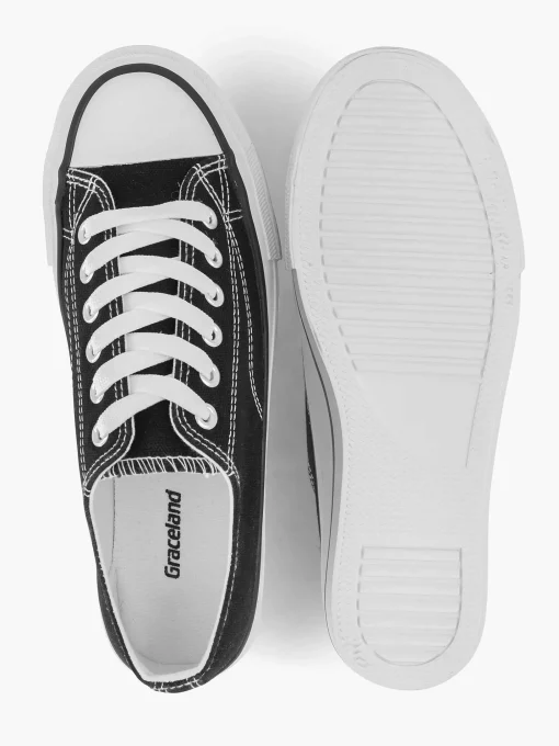 Zwarte Canvas Sneaker