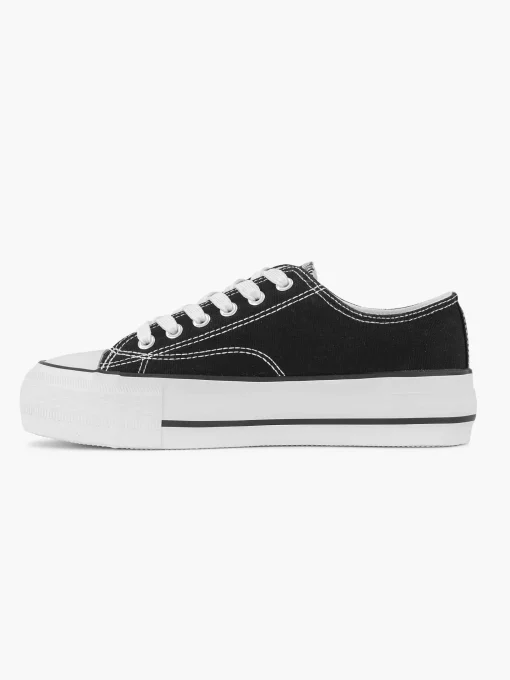 Zwarte Canvas Sneaker
