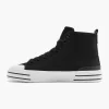 Zwarte Hoge Canvas Sneaker Hartje