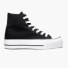 Zwarte Hoge Canvas Sneaker