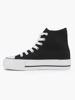 Zwarte Hoge Canvas Sneaker