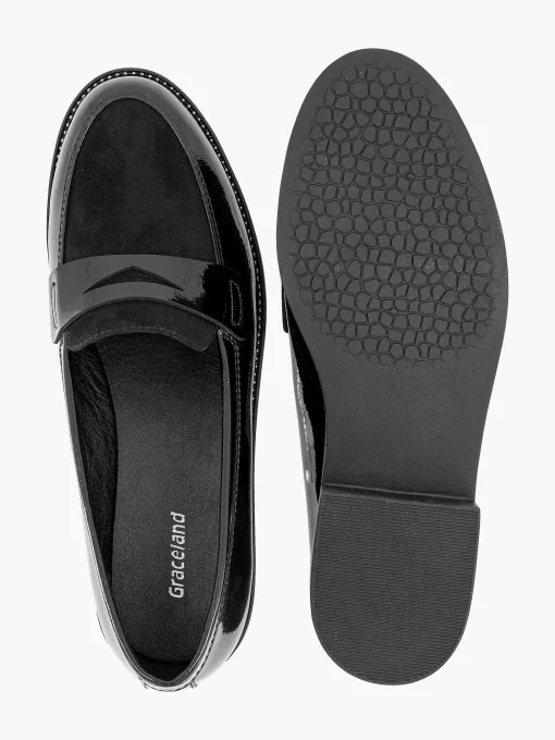 Zwarte Loafer Lak