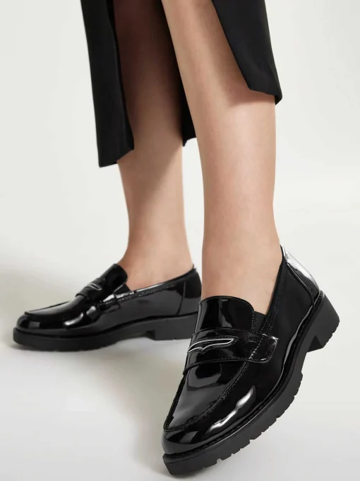 Zwarte Loafer Lak