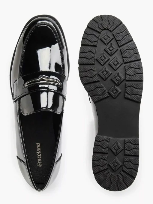 Zwarte Loafer Lak