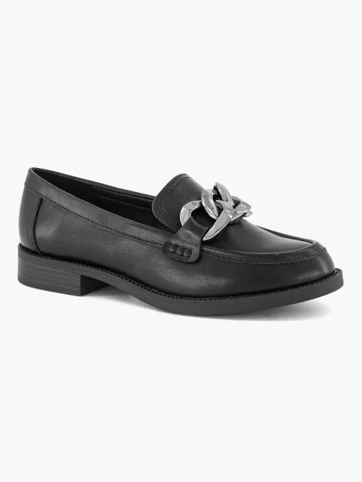 Zwarte Loafer Sierketting
