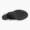 Zwarte Peep Toe Sandalette